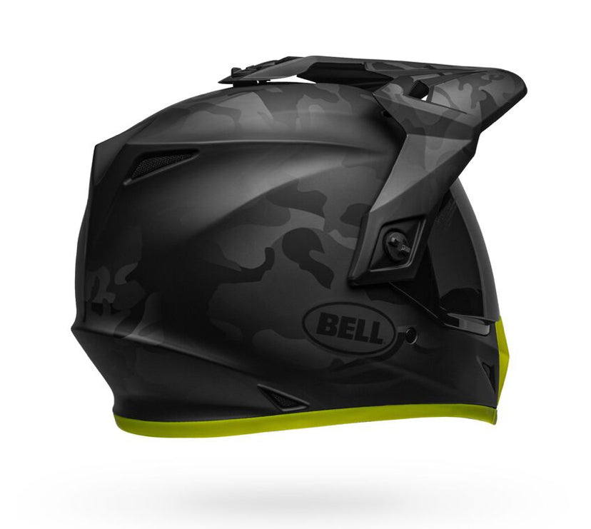 Casco Moto Calle Bell Mx-9 Adventure Plateado/Amarillo