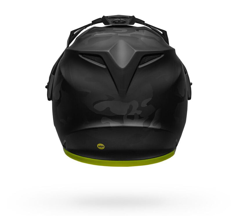 Casco Moto Calle Bell Mx-9 Adventure Plateado/Amarillo