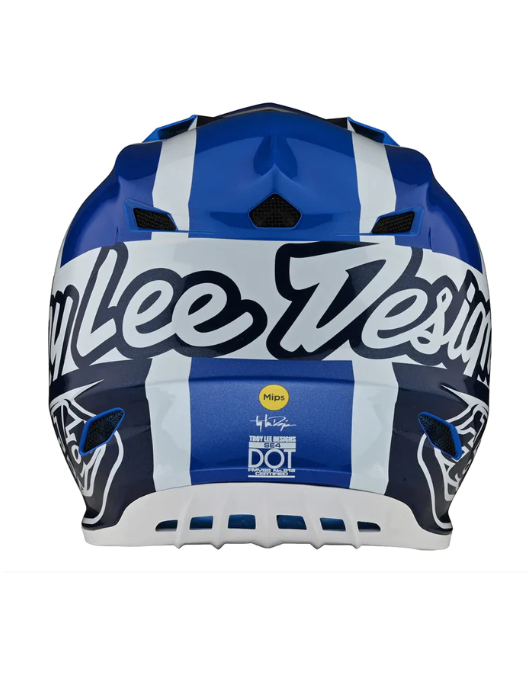 Casco Troy Lee SE4 Polyacrylite; Quattro Blue