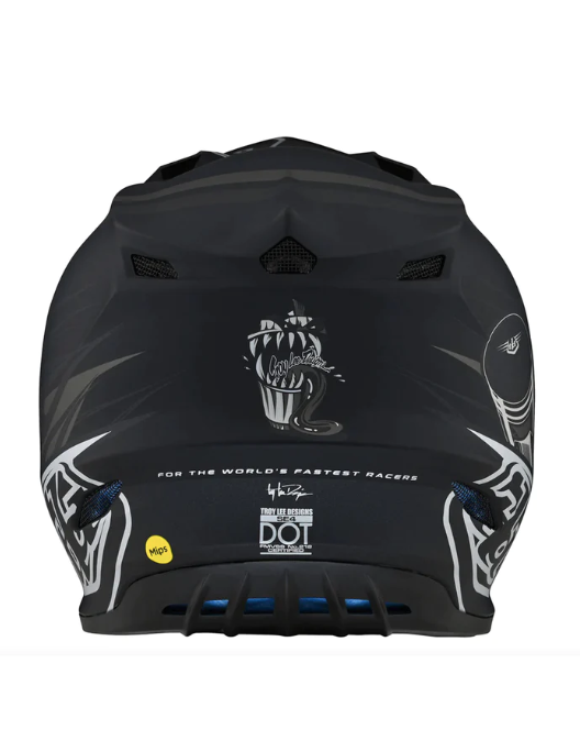 Casco Troy Lee SE4 Polyacrylite Skooly Black