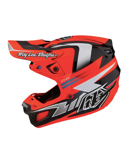 Casco Troy Lee Se5 Composite Saber Neon Red