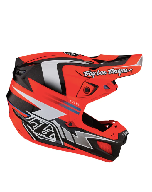 Casco Troy Lee Se5 Composite Saber Neon Red