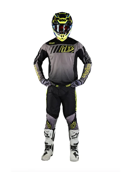 Troy Lee Designs Pantalones de Moto Gp Icon Negro/Gris