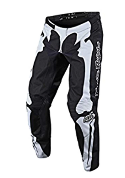 Troy Lee Designs Pantalones GP Skully Negro/Blanco de Niños