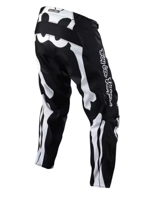 Troy Lee Designs Pantalones GP Skully Negro/Blanco de Niños