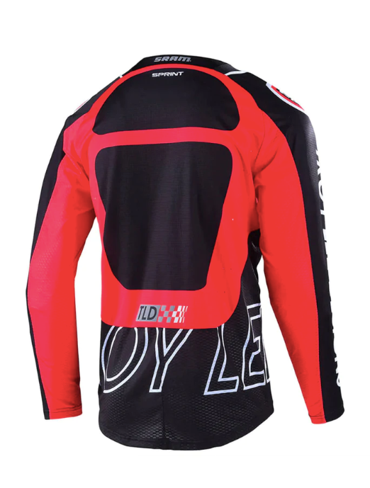 Jersey Troy Lee Designs de Bicicleta Sprint Drop in Sram Negra