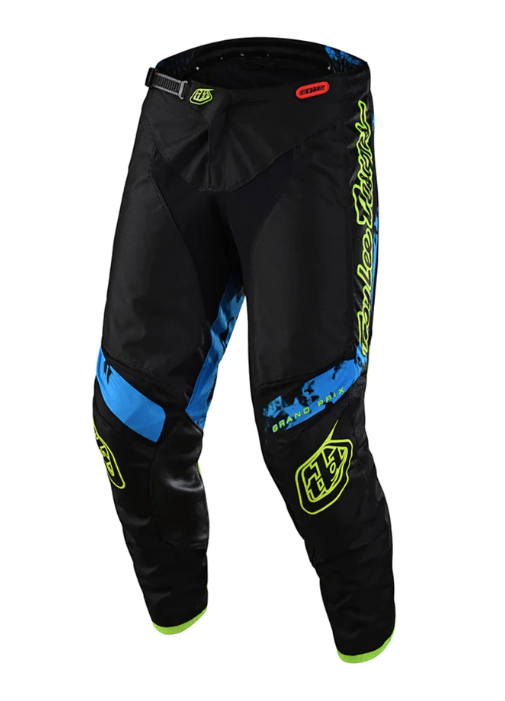 Troy Lee Designs Pantalones de Moto Gp Astro Negro/Amarillo